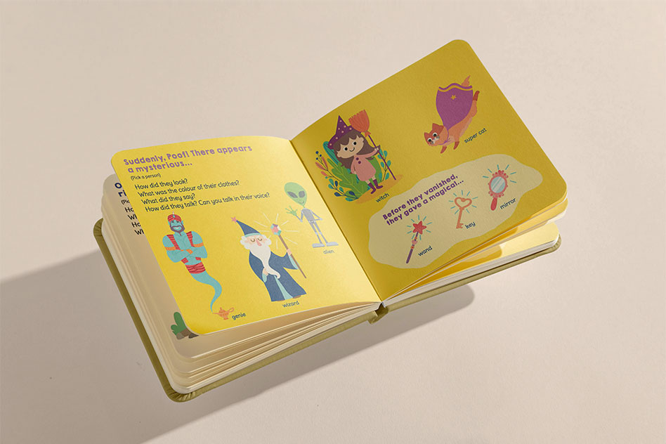 A hardboard story book Printing & binding by AMBA Offset printer